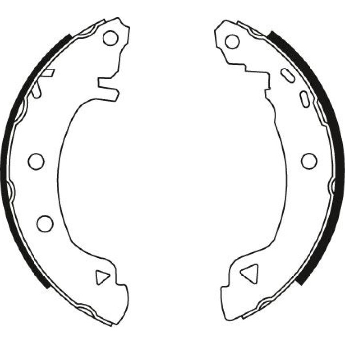 TRW GS8631 Bremsbackensatz TRW GS8631 Bremsbackensatz