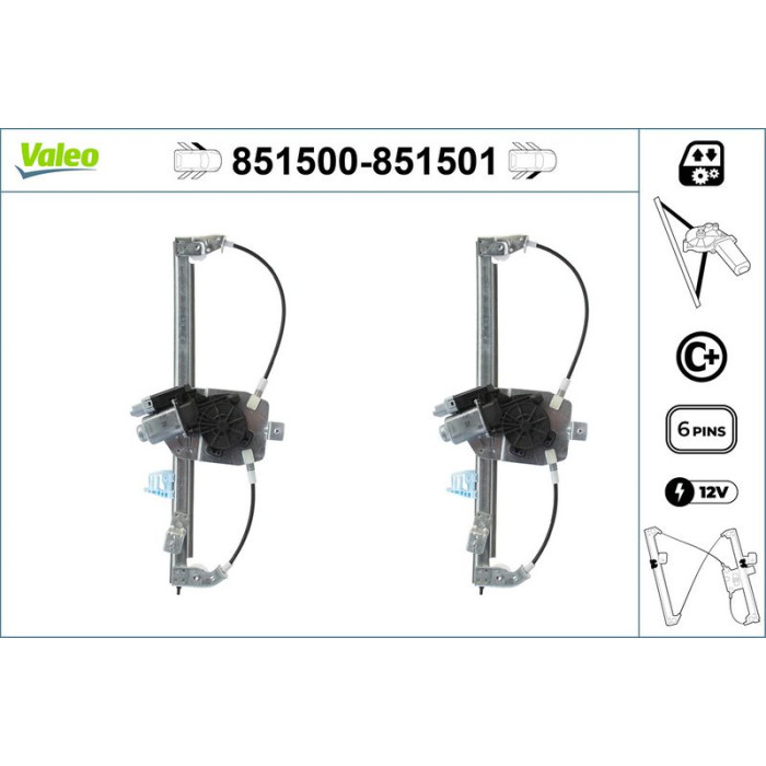 Valeo 851501 Fensterheber Valeo 851501 Fensterheber