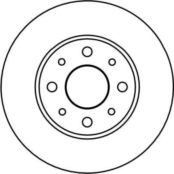 TRW DF4037 Bremsscheibe TRW DF4037 Bremsscheibe