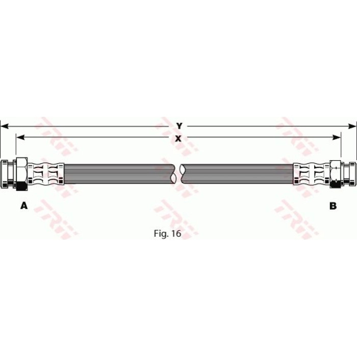 TRW PHA174 Bremsschlauch