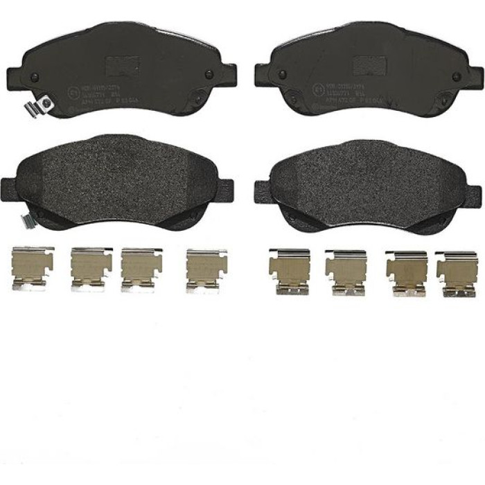 Brembo P 83 046 Bremsbelagsatz, Scheibenbremse PRIME LINE Brembo P 83 046 Bremsbelagsatz, Scheibenbremse PRIME LINE