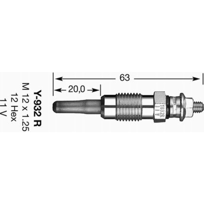 NGK 4956 Glühkerze NGK 4956 Glühkerze