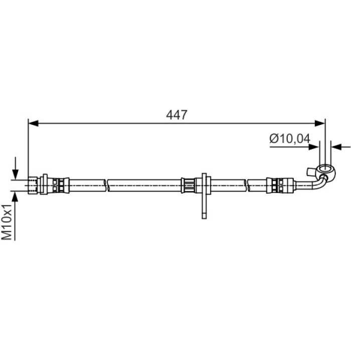 BOSCH 1 987 481 511 Bremsschlauch