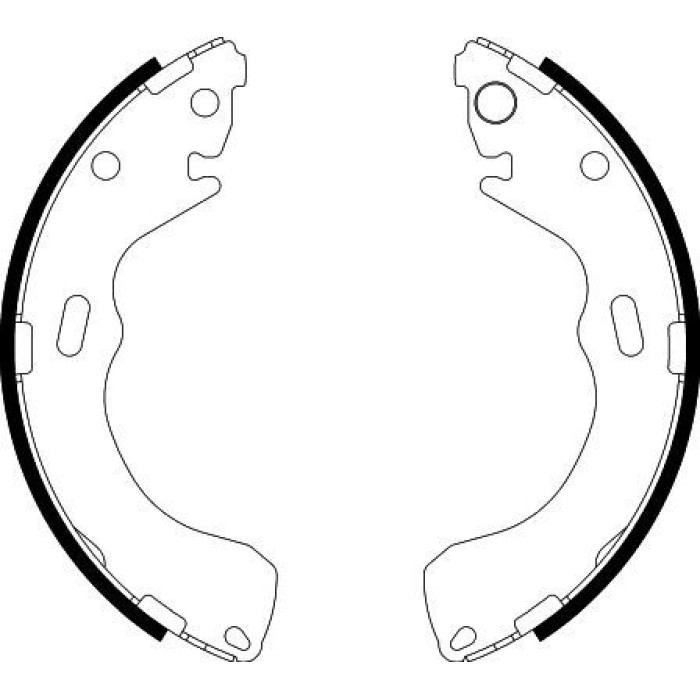 Hella 8DB 355 002-301 Bremsbackensatz Hella 8DB 355 002-301 Bremsbackensatz