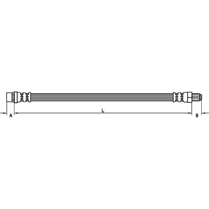Metzger 4110458 Bremsschlauch