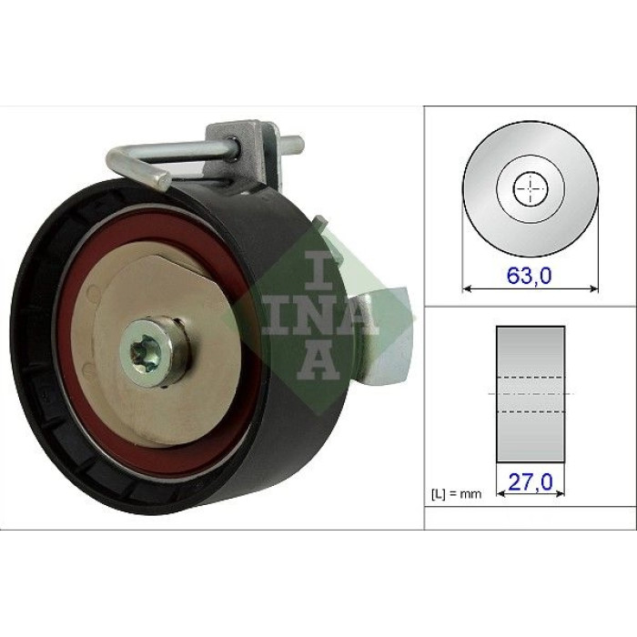 INA 531 0877 10 Spannrolle, Zahnriemen