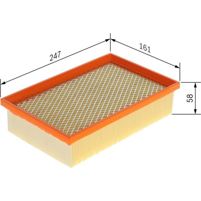 BOSCH F 026 400 836 Luftfilter BOSCH F 026 400 836 Luftfilter
