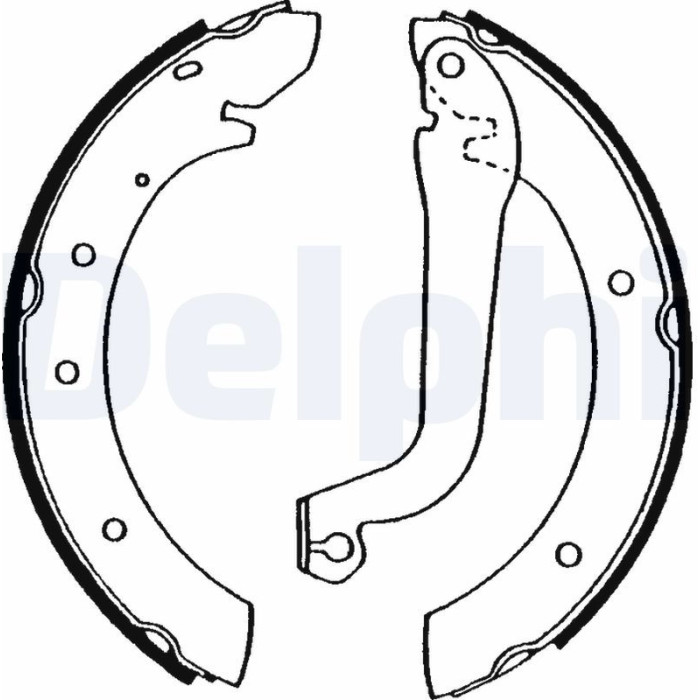 Delphi LS1570 Bremsbackensatz