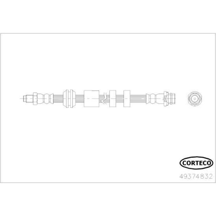 Corteco 49374832 Bremsschlauch