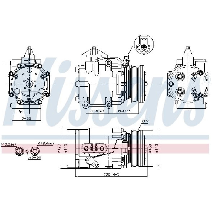 Nissens 89248 Kompressor, Klimaanlage FIRST FIT Nissens 89248 Kompressor, Klimaanlage FIRST FIT
