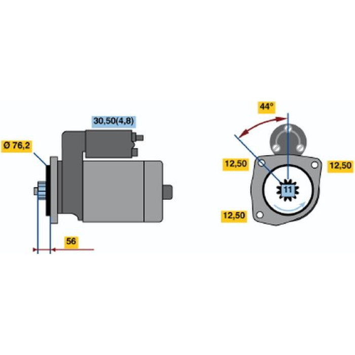 BOSCH 0 001 123 028 Starter