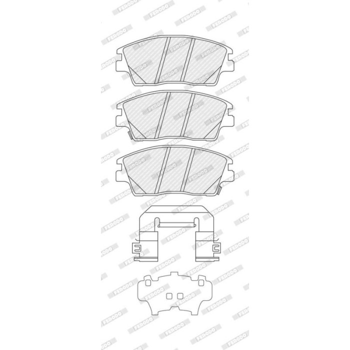 Ferodo FDB5274 Bremsbelagsatz, Scheibenbremse PREMIER ECO FRICTION Ferodo FDB5274 Bremsbelagsatz, Scheibenbremse PREMIER ECO FRICTION