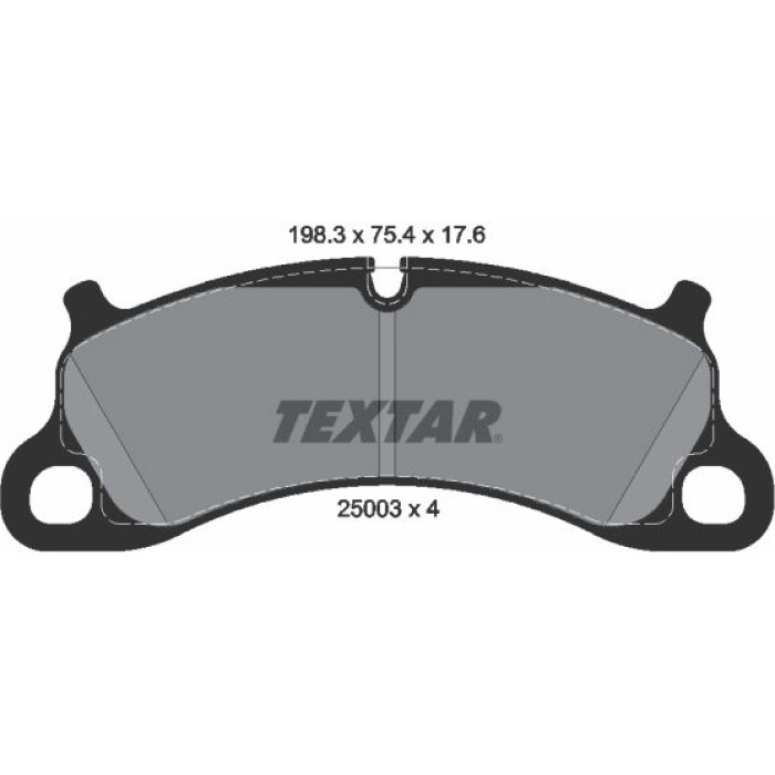 Textar 2500301 Bremsbelagsatz, Scheibenbremse Q+ Textar 2500301 Bremsbelagsatz, Scheibenbremse Q+