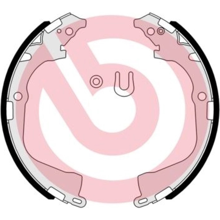 Brembo S 85 541 Bremsbackensatz ESSENTIAL LINE Brembo S 85 541 Bremsbackensatz ESSENTIAL LINE