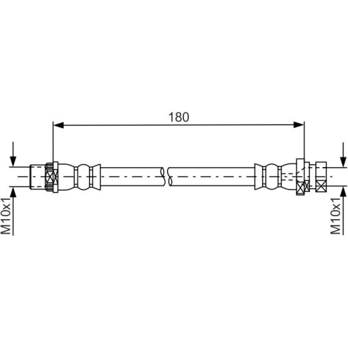 BOSCH 1 987 481 682 Bremsschlauch