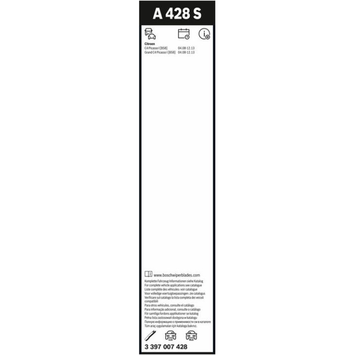 BOSCH A 428 S Scheibenwischer Aerotwin 3 397 007 428
