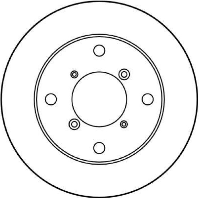 TRW DF3032 Bremsscheibe