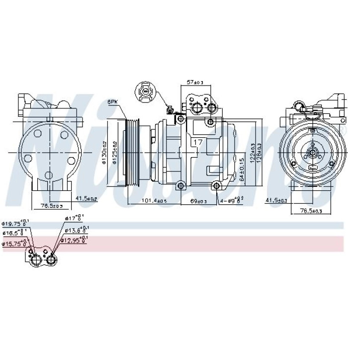 Nissens 89153 Kompressor, Klimaanlage FIRST FIT Nissens 89153 Kompressor, Klimaanlage FIRST FIT