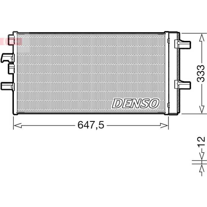Denso DCN05108 Kondensator, Klimaanlage Denso DCN05108 Kondensator, Klimaanlage