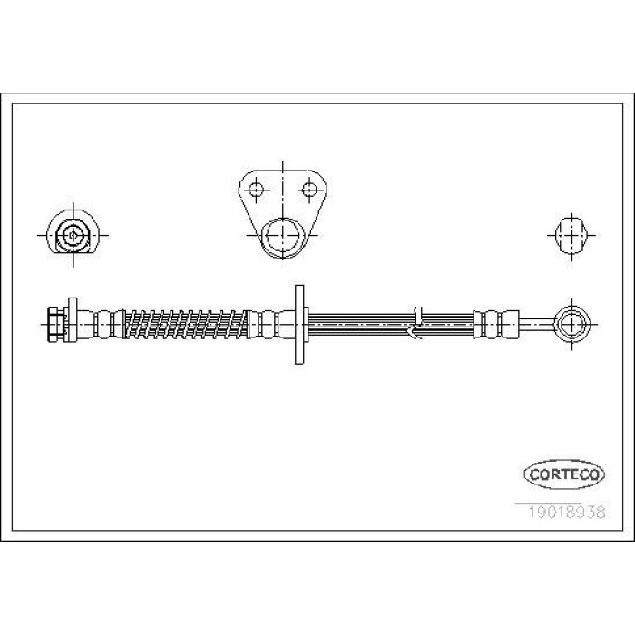 Corteco 19018938 Bremsschlauch Corteco 19018938 Bremsschlauch