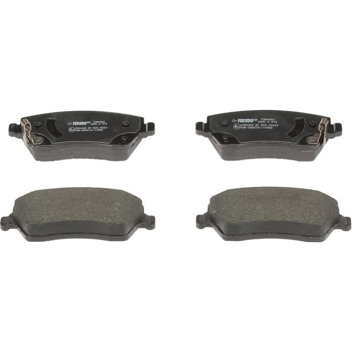 Ferodo FDB4966 Bremsbelagsatz, Scheibenbremse PREMIER ECO FRICTION