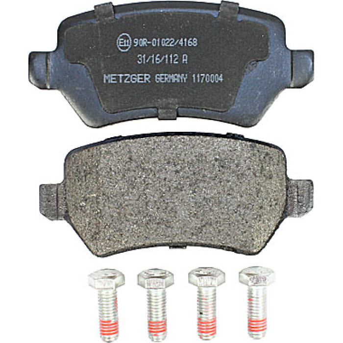 Bremsbelagsatz, Scheibenbremse 1170004 Bremsbelagsatz, Scheibenbremse 1170004