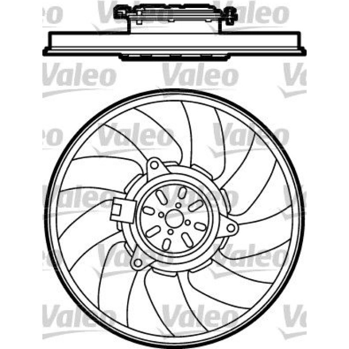 Valeo 696026 Lüfter, Motorkühlung
