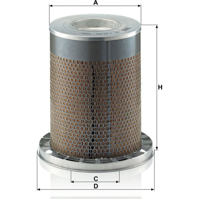 MANN-FILTER C 23 589 Sekundärluftfilter MANN-FILTER C 23 589 Sekundärluftfilter