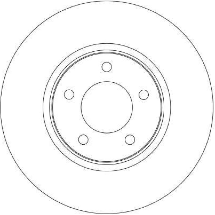 TRW DF4346 Bremsscheibe