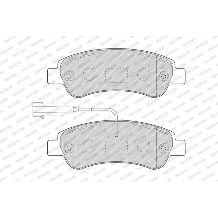 Ferodo FVR4910 Bremsbelagsatz, Scheibenbremse PREMIER ECO FRICTION
