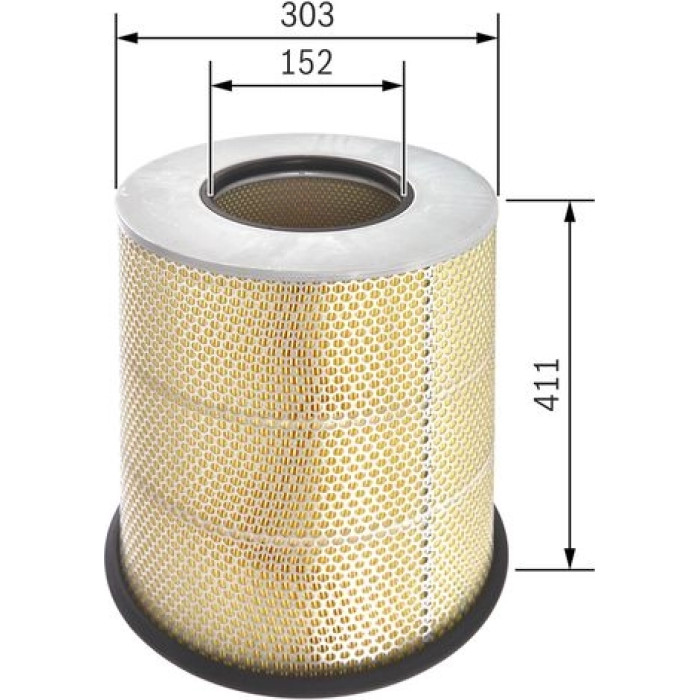 BOSCH F 026 400 117 Luftfilter BOSCH F 026 400 117 Luftfilter