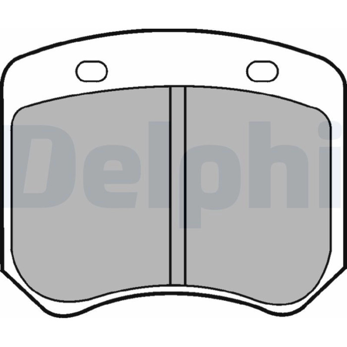 Delphi LP44 Bremsbelagsatz, Scheibenbremse Delphi LP44 Bremsbelagsatz, Scheibenbremse