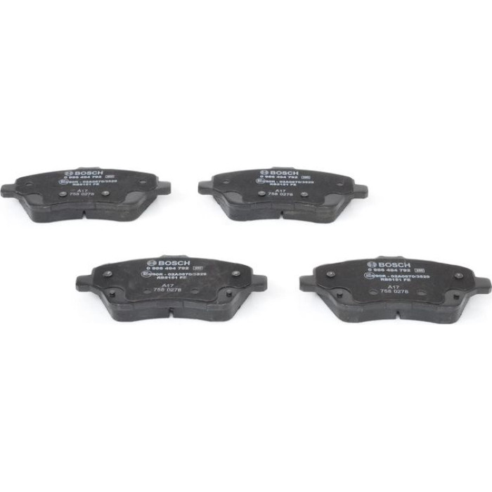 BOSCH 0 986 494 792 Bremsbelagsatz, Scheibenbremse