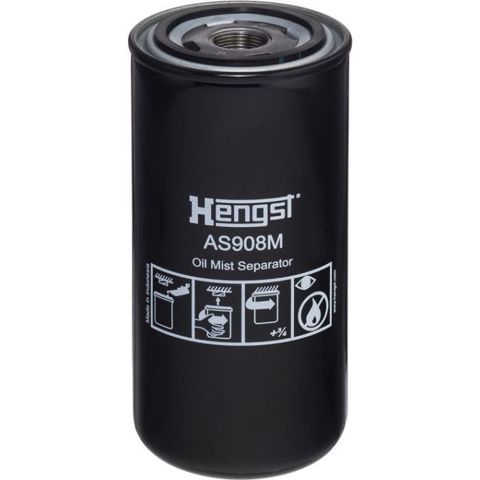 Hengst Filter AS908M Ölabscheider, Kurbelgehäuseentlüftung Hengst Filter AS908M Ölabscheider, Kurbelgehäuseentlüftung