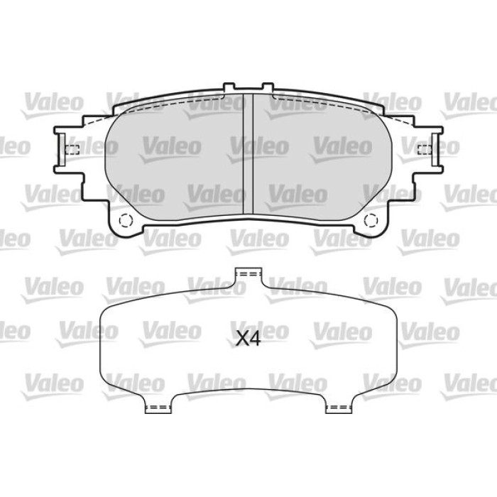 Valeo 601658 Bremsbelagsatz, Scheibenbremse Valeo 601658 Bremsbelagsatz, Scheibenbremse
