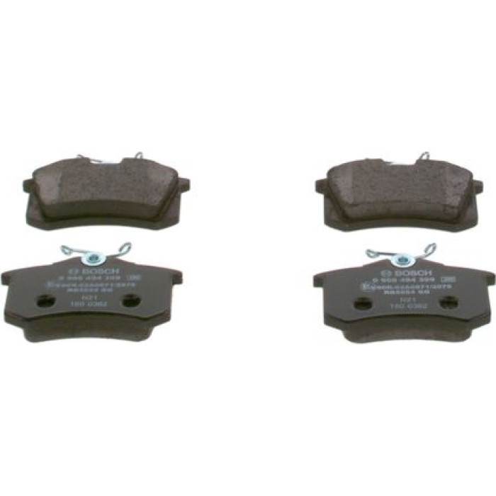 BOSCH 0 986 494 399 Bremsbelagsatz, Scheibenbremse