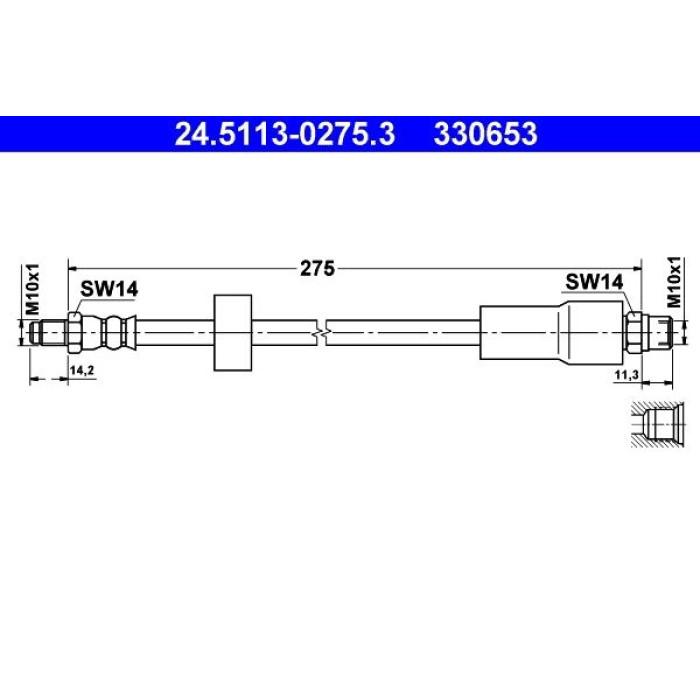 ATE 24.5113-0275.3 Bremsschlauch