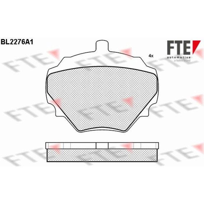 FTE 9011062 Bremsbelagsatz, Scheibenbremse FTE 9011062 Bremsbelagsatz, Scheibenbremse