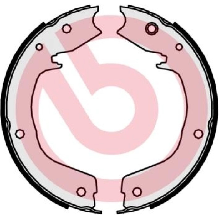 Brembo S 54 524 Bremsbackensatz, Feststellbremse ESSENTIAL LINE Brembo S 54 524 Bremsbackensatz, Feststellbremse ESSENTIAL LINE