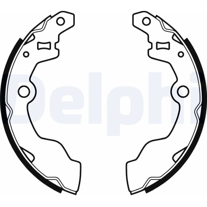 Delphi LS2069 Bremsbackensatz