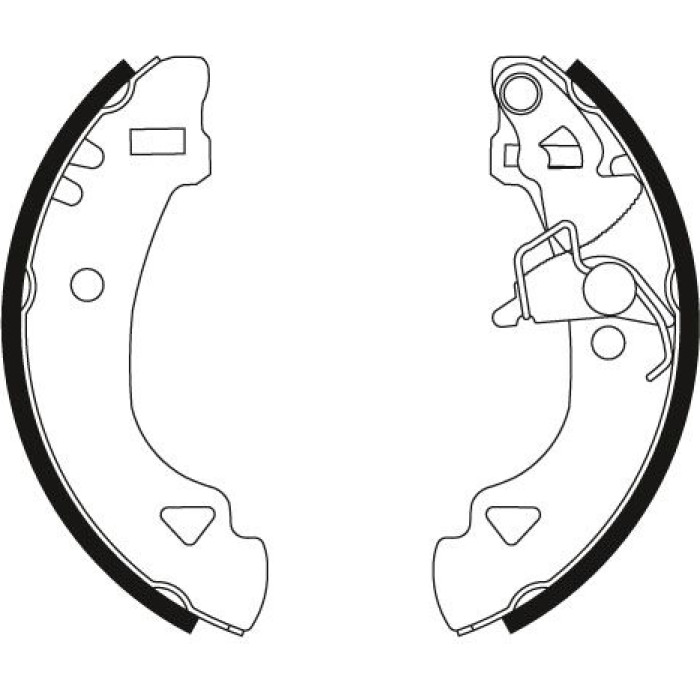TRW GS8566 Bremsbackensatz TRW GS8566 Bremsbackensatz