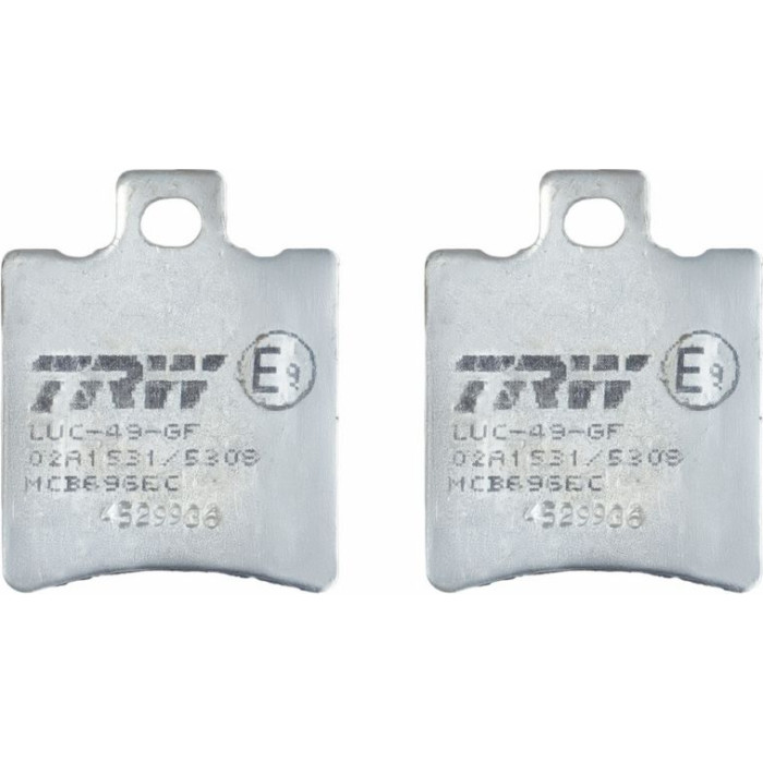 TRW MCB696EC Bremsbelagsatz, Scheibenbremse Organic Eco