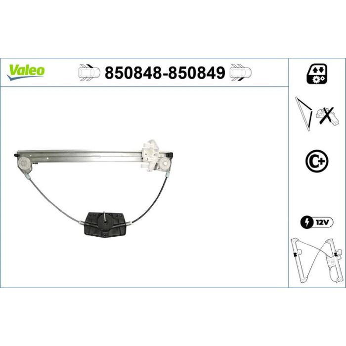 Valeo 850848 Fensterheber Valeo 850848 Fensterheber