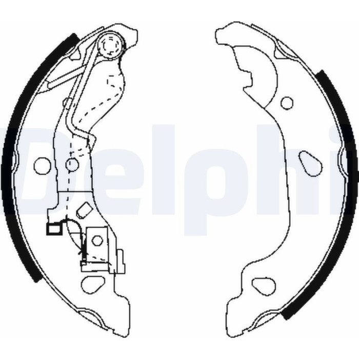 Delphi LS1859 Bremsbackensatz Delphi LS1859 Bremsbackensatz