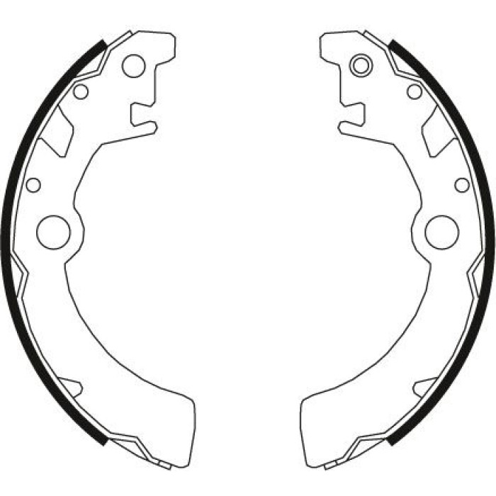 TRW GS8651 Bremsbackensatz TRW GS8651 Bremsbackensatz