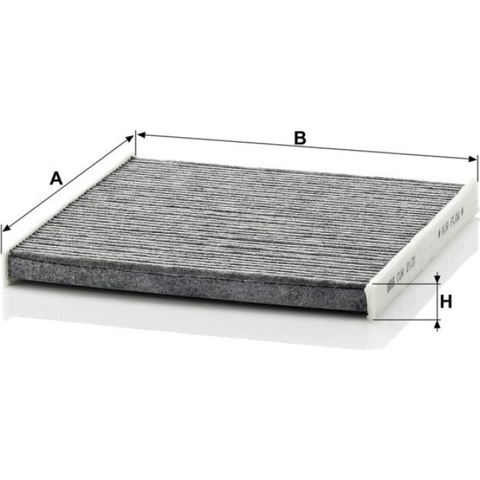 MANN-FILTER CUK 2131 Innenraumfilter, Aktivkohlefilter MANN-FILTER CUK 2131 Innenraumfilter, Aktivkohlefilter