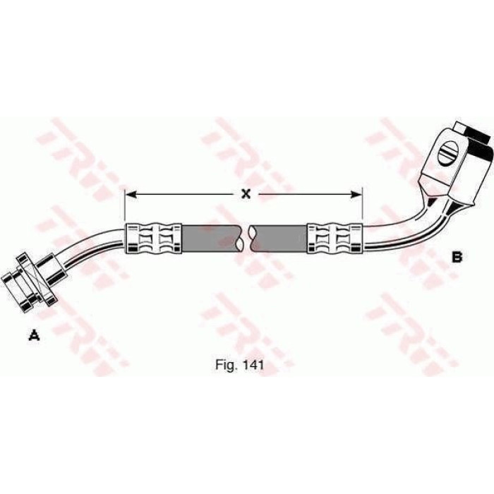 TRW PHD287 Bremsschlauch TRW PHD287 Bremsschlauch