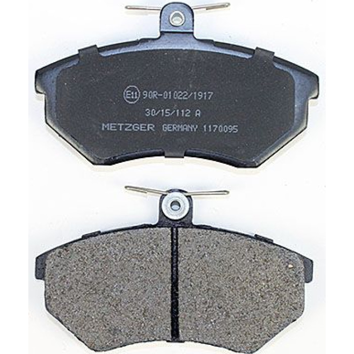 Metzger 1170095 Bremsbelagsatz, Scheibenbremse