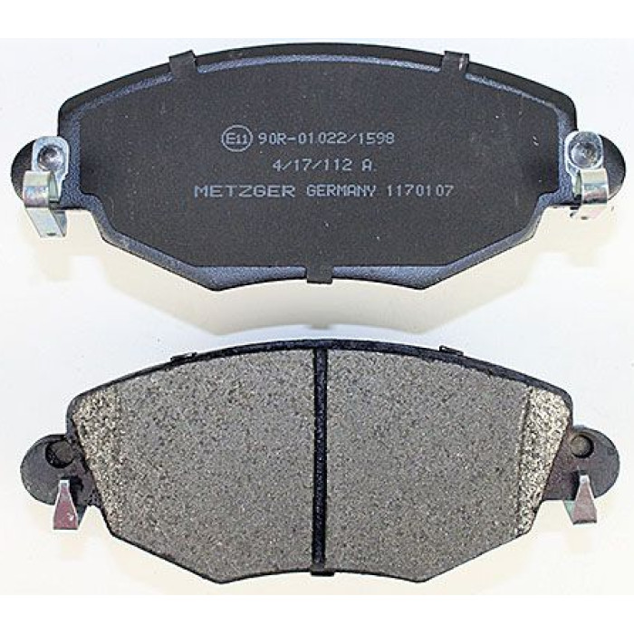 Metzger 1170107 Bremsbelagsatz, Scheibenbremse Metzger 1170107 Bremsbelagsatz, Scheibenbremse