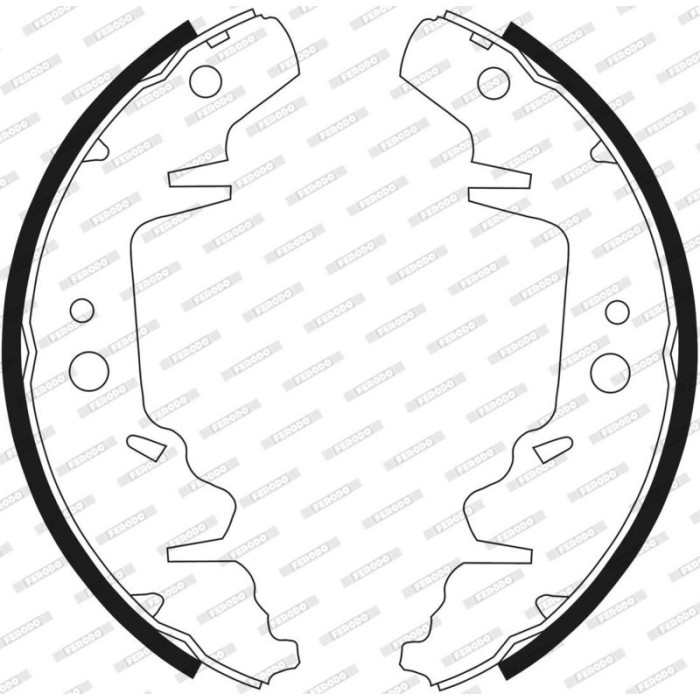 Ferodo FSB568 Bremsbackensatz PREMIER Ferodo FSB568 Bremsbackensatz PREMIER